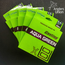 LITTMA PREMIUM X8 PE BRAID AQUA GREEN CASTING