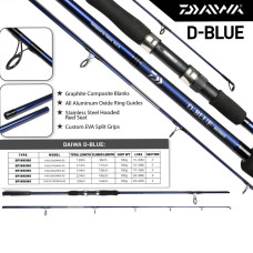 DAIWA D BLUE 802 MHS - SD SPINNING ROD